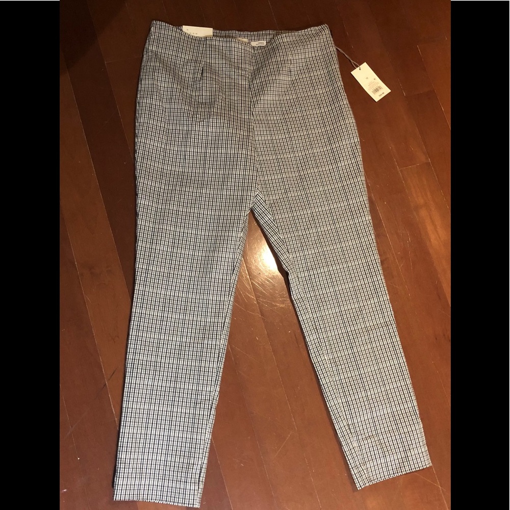 NWT A New Day Skinny Plaid Cropped Pants